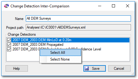 Inter-comparison CMS