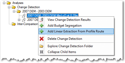 Add linear extraction
